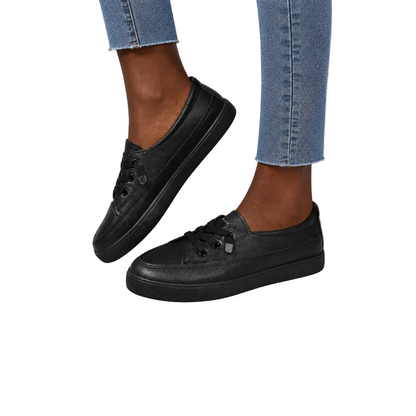 Women's Lace-Up Canvas Comfort Sneakers