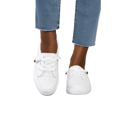 Women's Lace-Up Canvas Comfort Sneakers