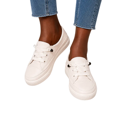 Women's Lace-Up Canvas Comfort Sneakers