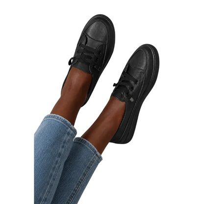 Women's Lace-Up Canvas Comfort Sneakers