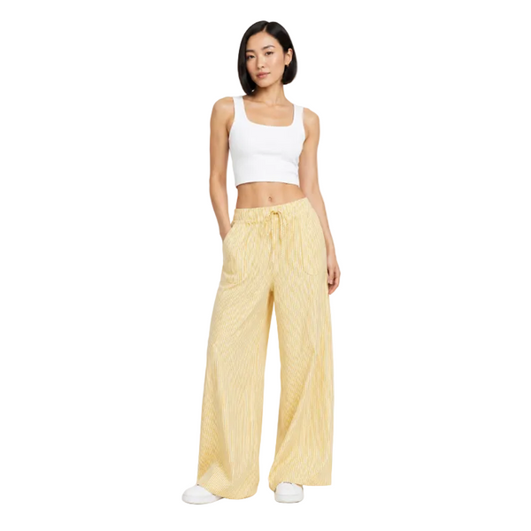 Women's Striped Wide Leg Trousers