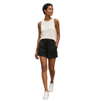 Women's Textured Drawstring Shorts