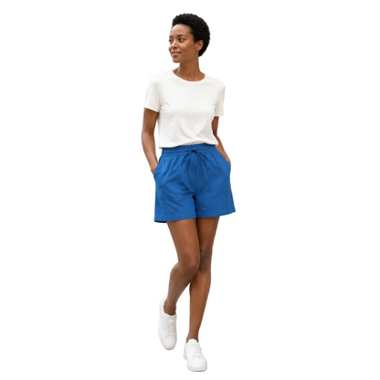 Women's Textured Drawstring Shorts