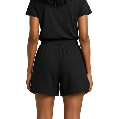 Women's Textured Drawstring Shorts