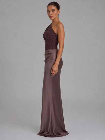 Women’s One-Shoulder Maxi Dress