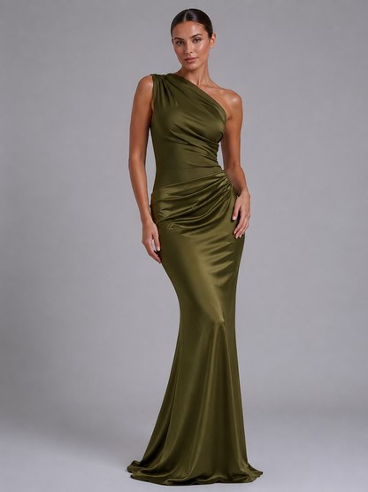 Women’s One-Shoulder Maxi Dress