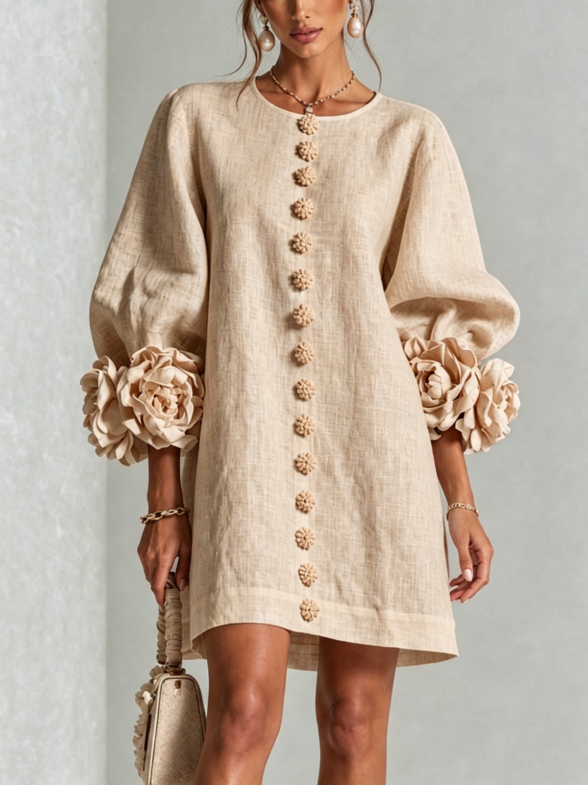Women’s Button-Down Mini Dress