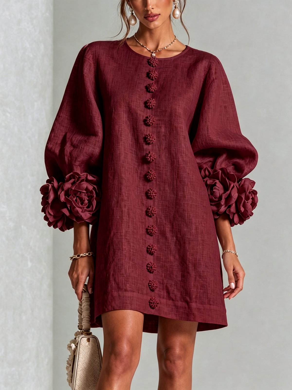 Women’s Button-Down Mini Dress