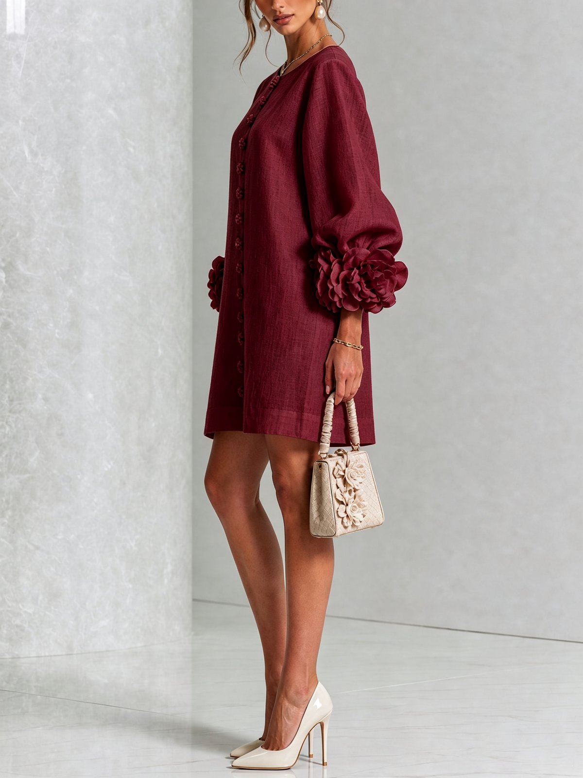 Women’s Button-Down Mini Dress