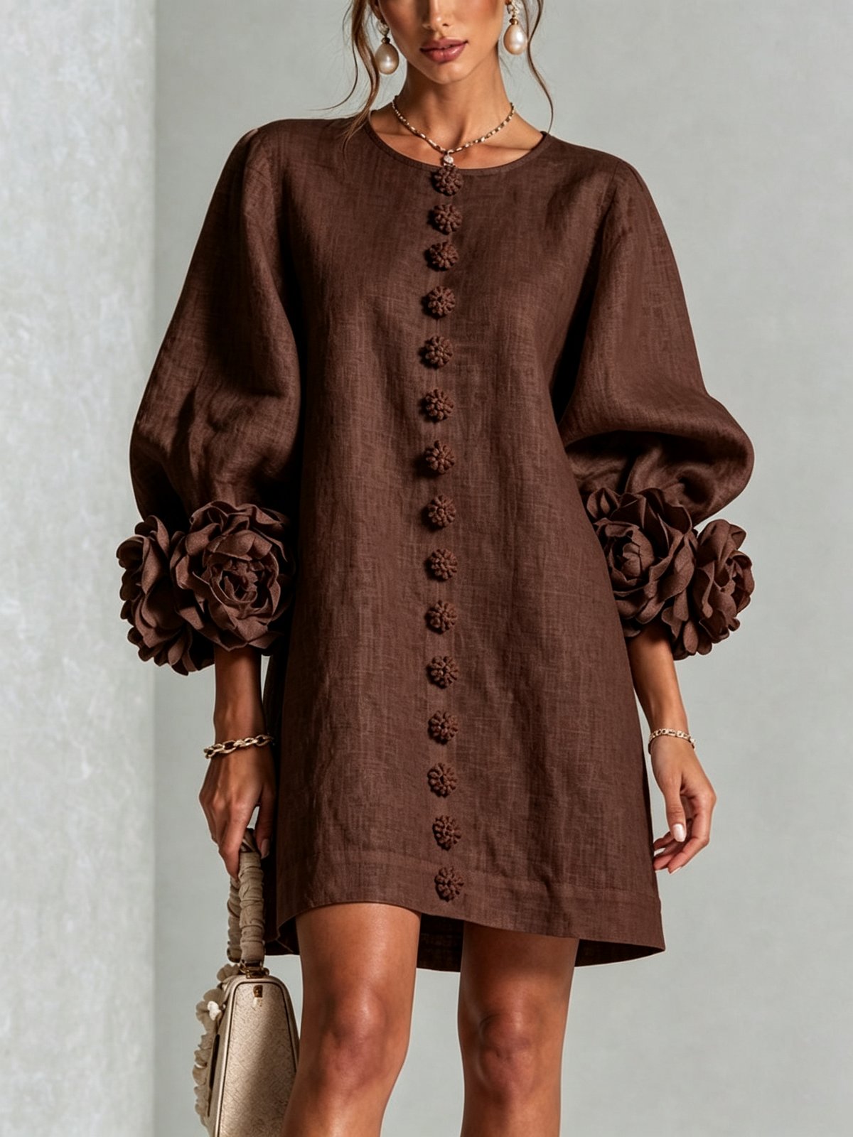 Women’s Button-Down Mini Dress
