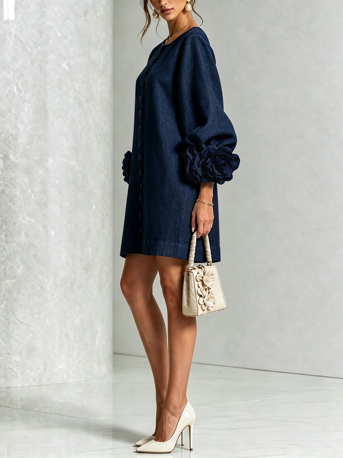 Women’s Button-Down Mini Dress