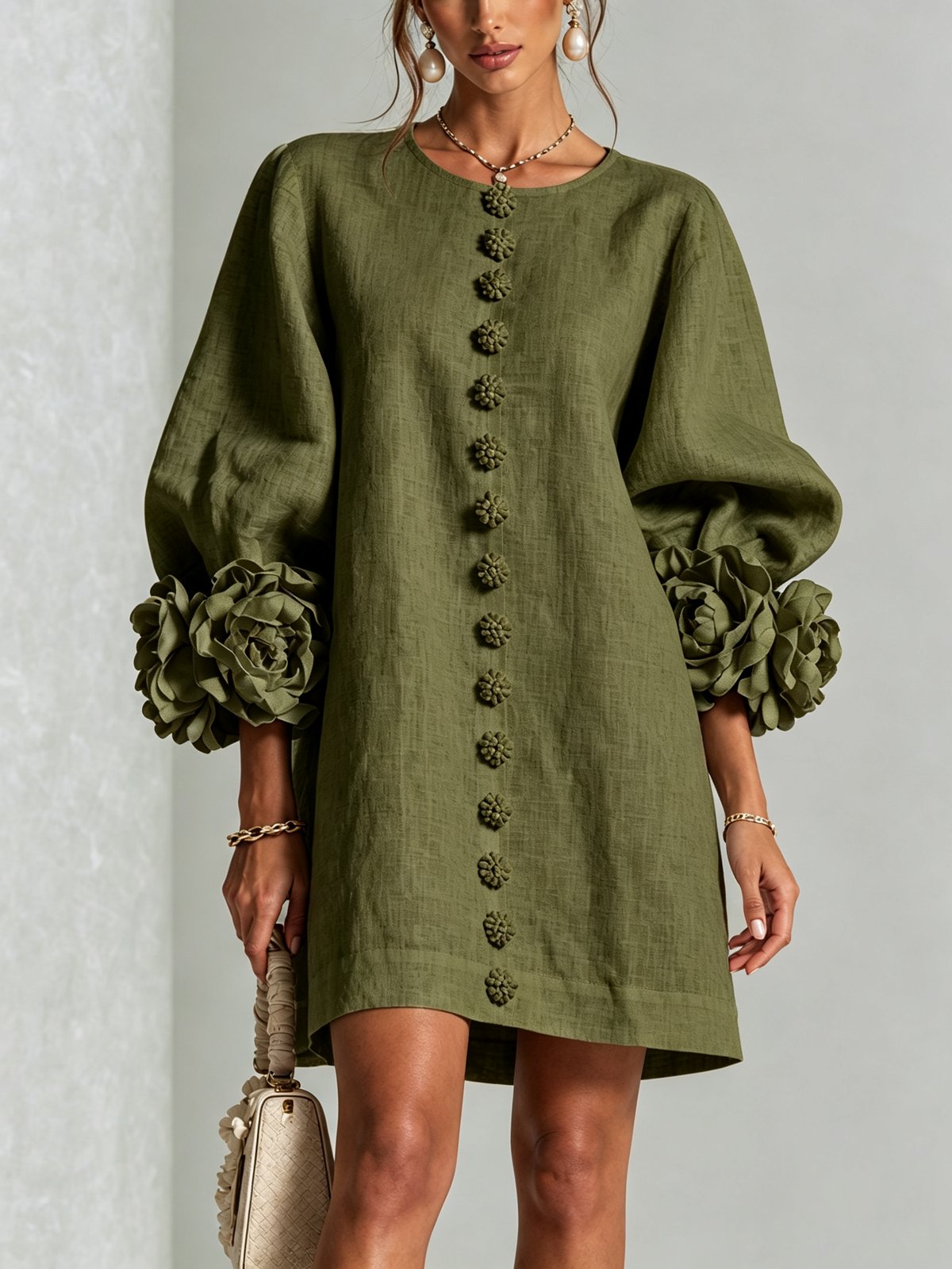 Women’s Button-Down Mini Dress