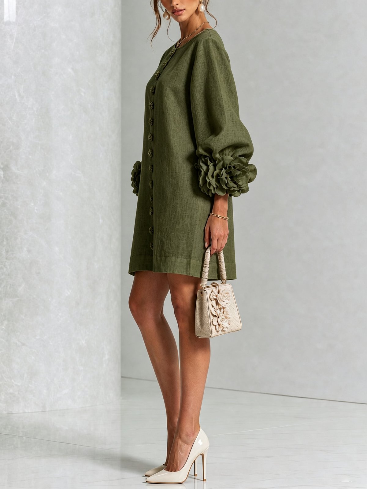 Women’s Button-Down Mini Dress