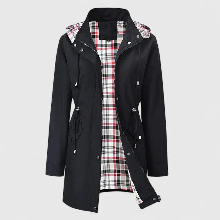 Women’s Longline Hooded Rain Jacket