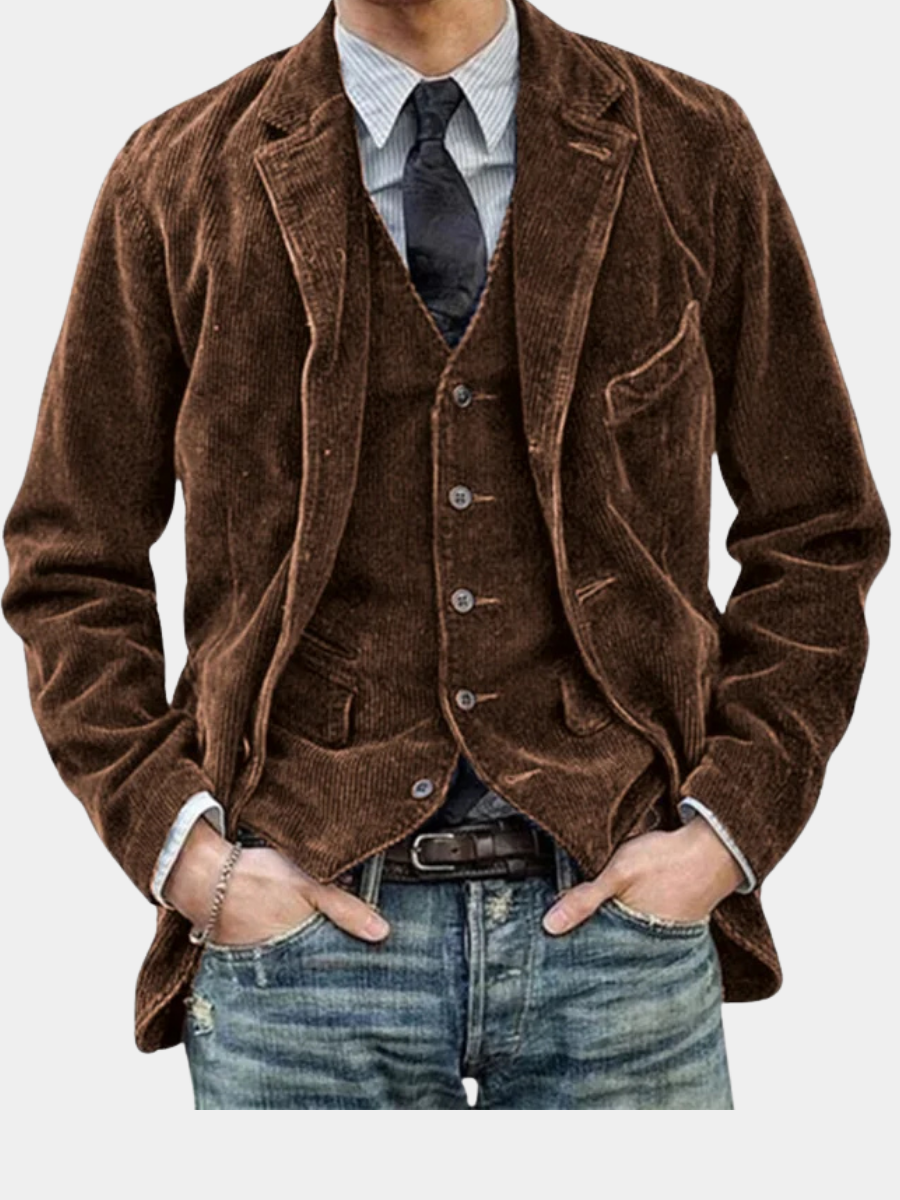 Women’s Vintage Jacket and Vest Set