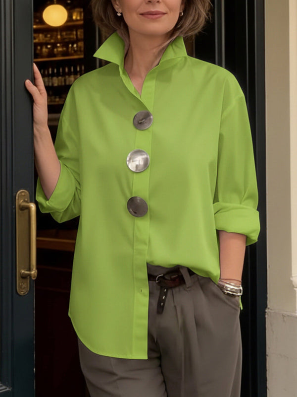 Women’s Button Collar Blouse