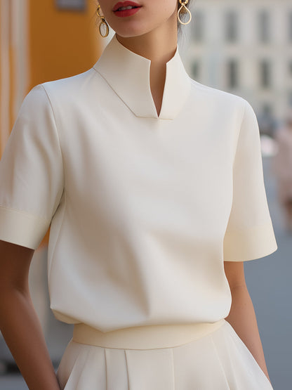 Women’s Stand Collar Blouse
