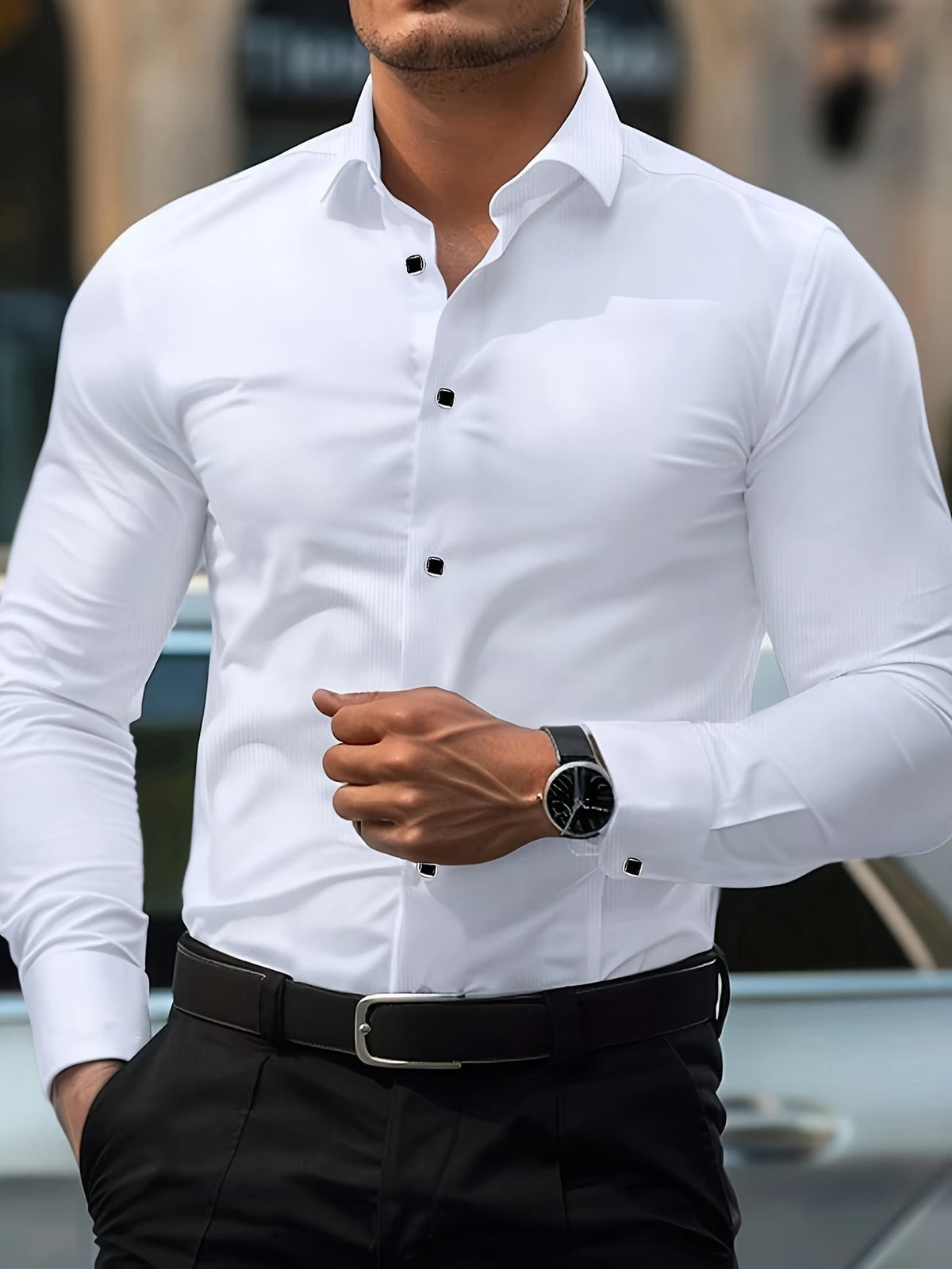 Men’s Classic Long-Sleeve Shirt