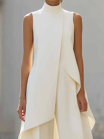 Women’s Sleeveless Top and Wide-Leg Pants Set