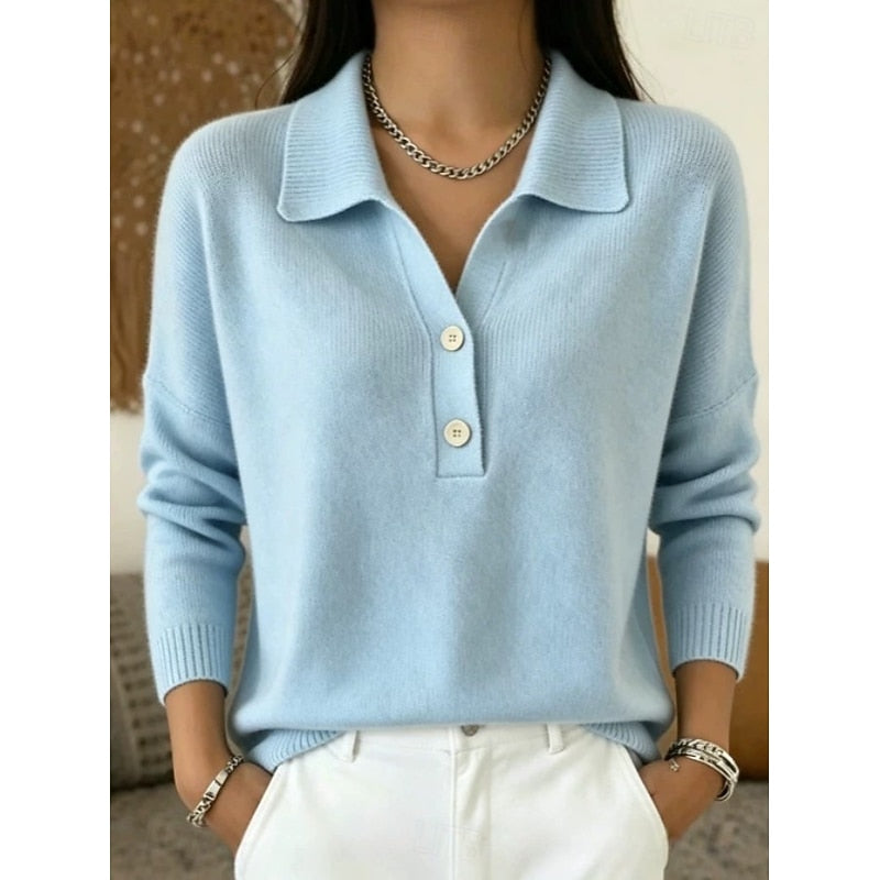 Women’s Collared Polo Jumper