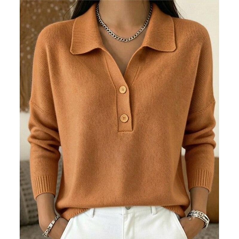 Women’s Collared Polo Jumper