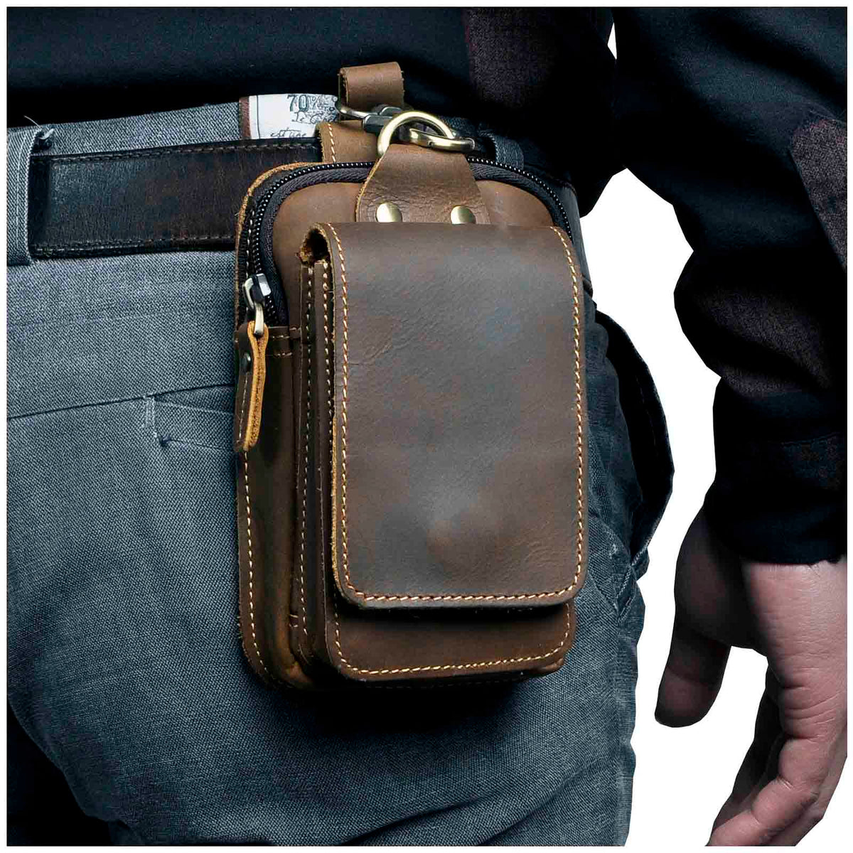 Men’s Leather Waist Bag