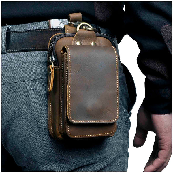 Men’s Leather Waist Bag
