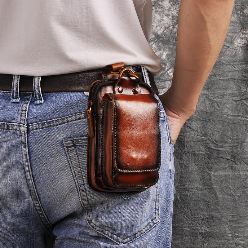 Men’s Leather Waist Bag