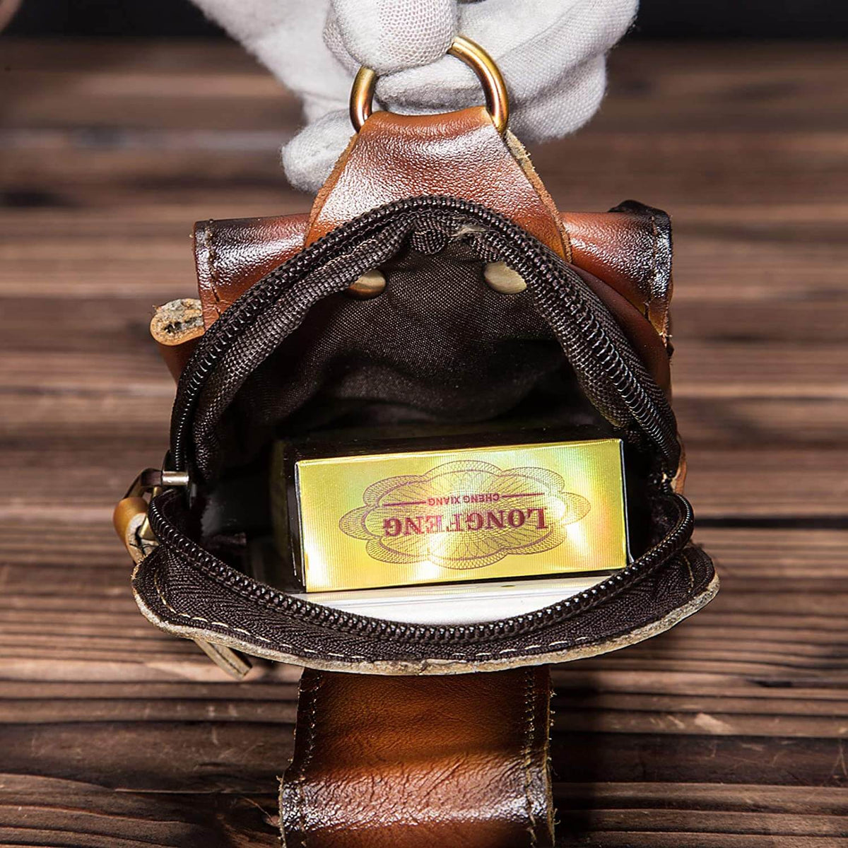 Men’s Leather Waist Bag