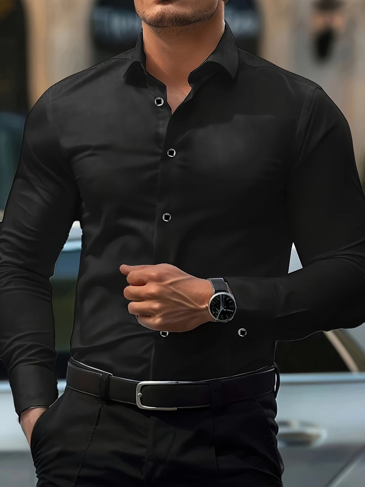 Men’s Classic Long-Sleeve Shirt