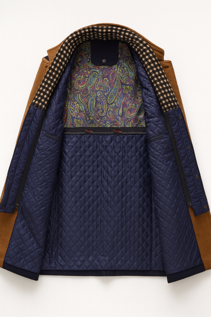Men’s Wool Blend Overcoat
