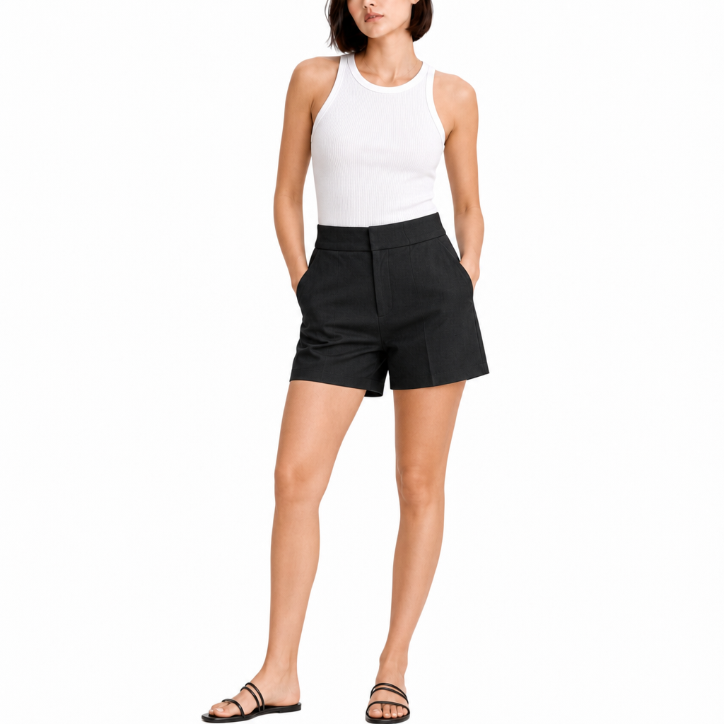 Women’s High-Waisted Pocket Shorts