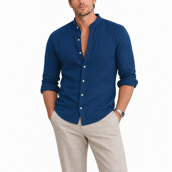 Men’s Mandarin Collar Shirt