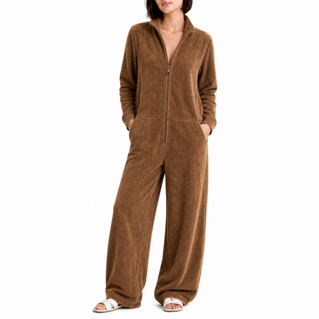 Women’s Front-Zip Jumpsuit
