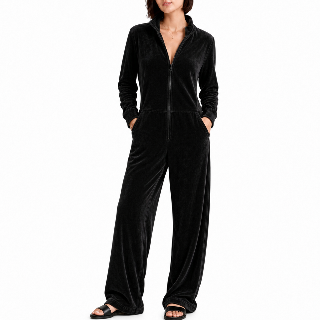 Women’s Front-Zip Jumpsuit