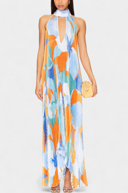 Women’s Long Pleated Dress