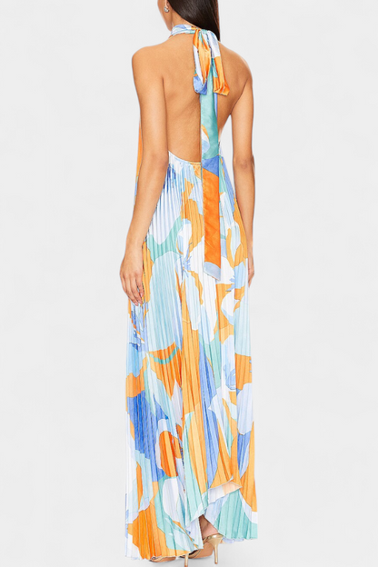 Women’s Long Pleated Dress
