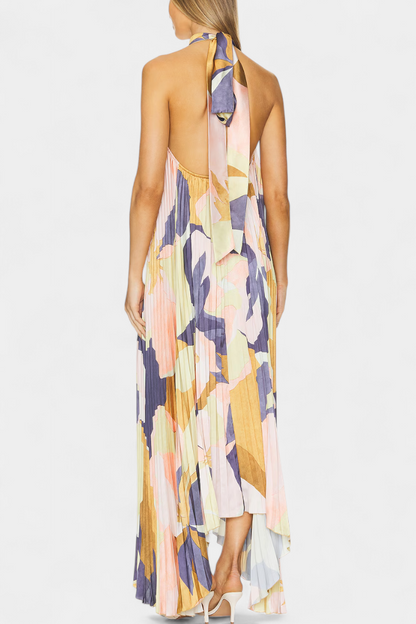 Women’s Long Pleated Dress