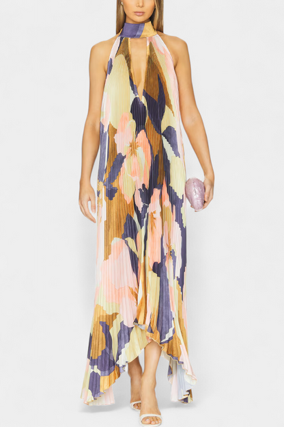 Women’s Long Pleated Dress