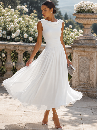Women’s Pleated Midi Dress