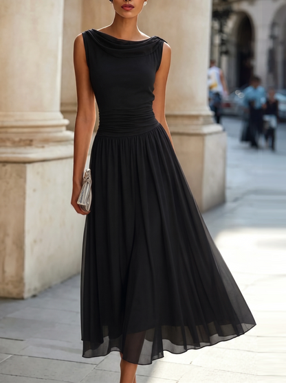 Women’s Pleated Midi Dress