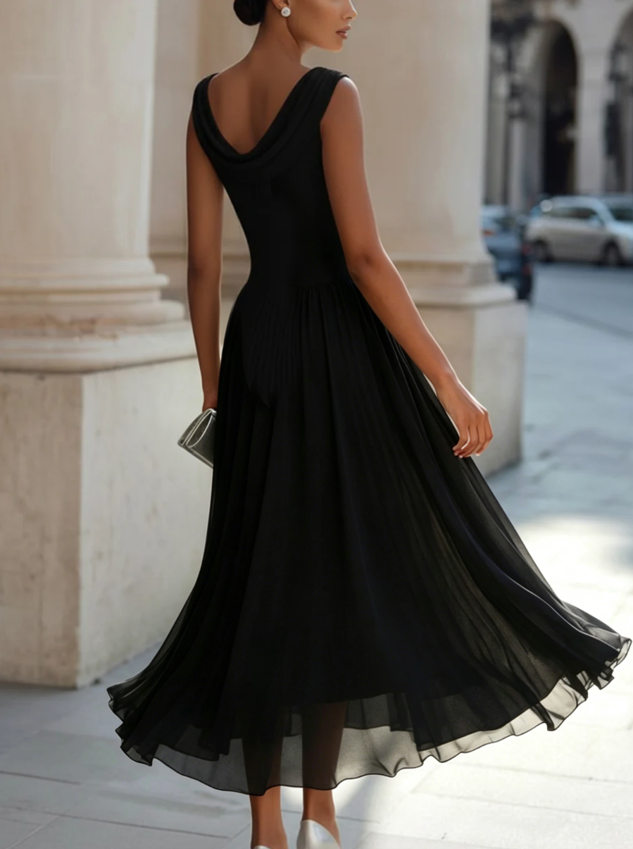 Women’s Pleated Midi Dress