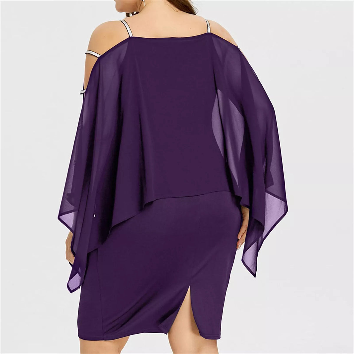 Women’s Plus-Size Off-the-Shoulder Lace Dress