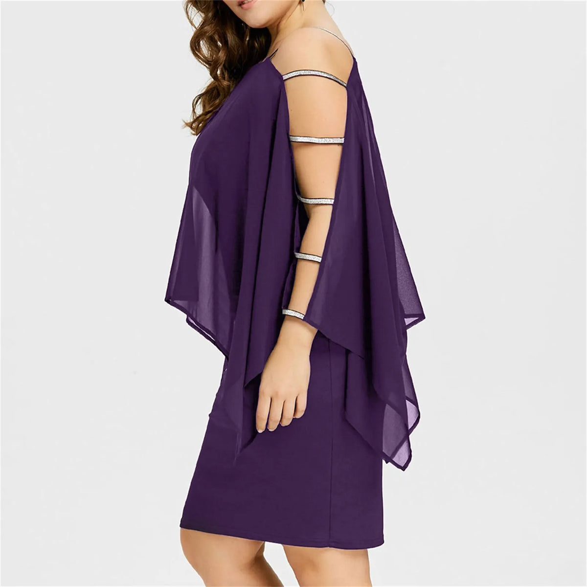 Women’s Plus-Size Off-the-Shoulder Lace Dress
