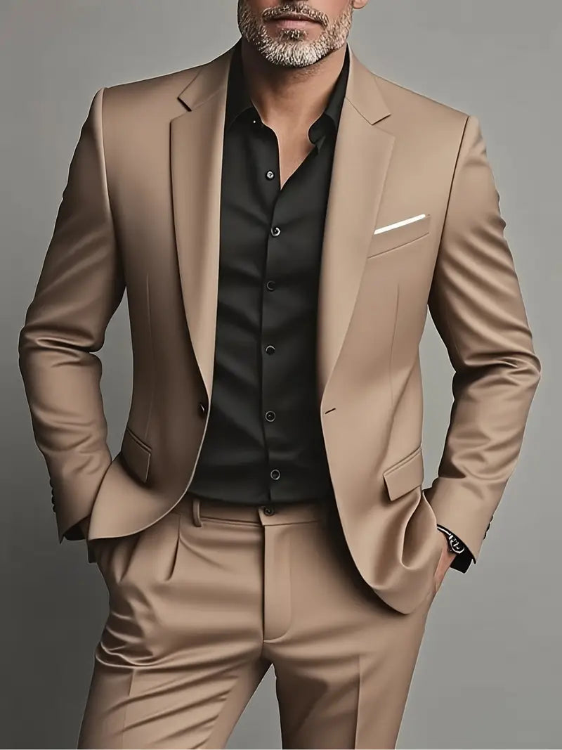 Men’s Slim-Fit Two-Piece Suit
