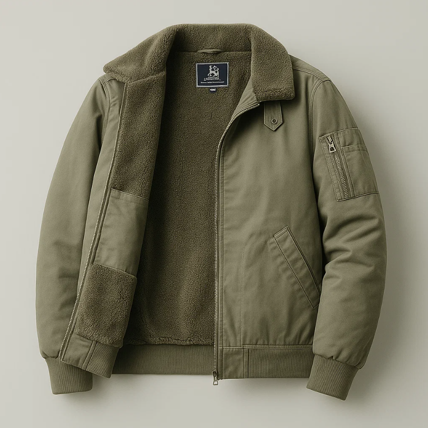 Men’s Fleece Bomber Jacket