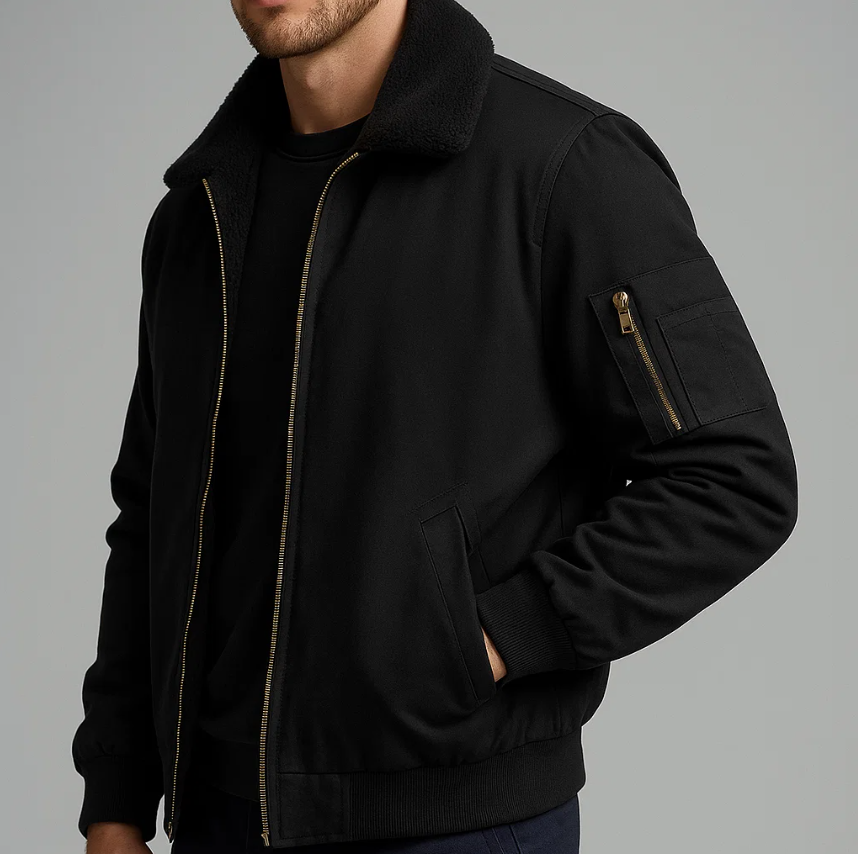 Men’s Fleece Bomber Jacket