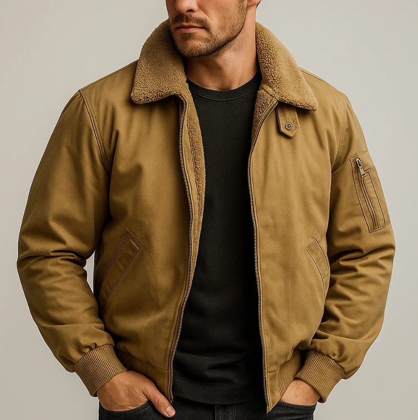 Men’s Fleece Bomber Jacket