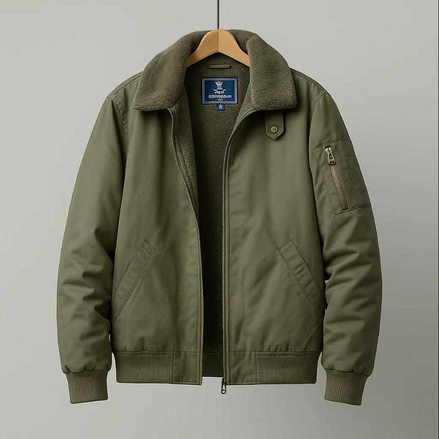 Men’s Fleece Bomber Jacket