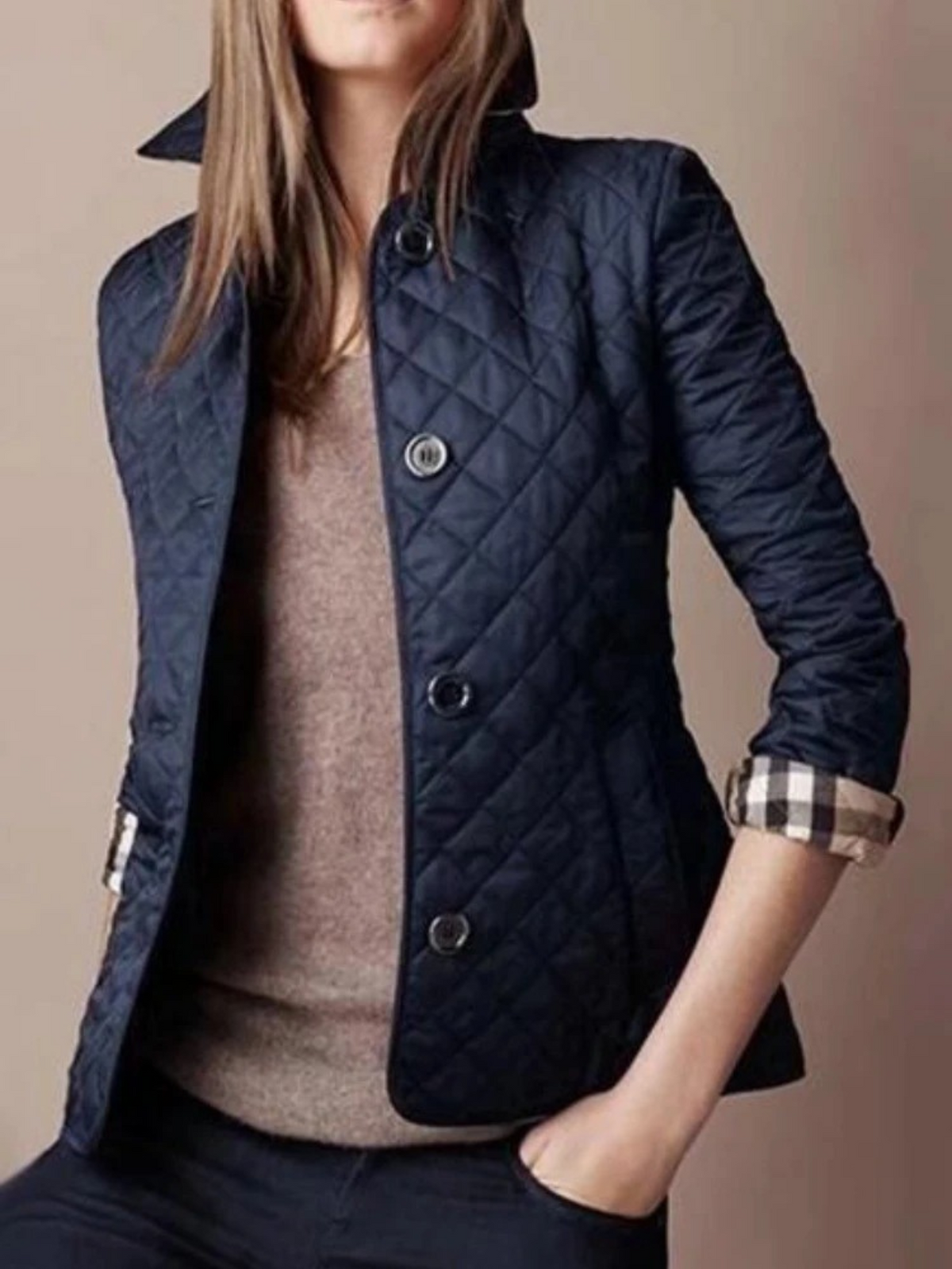 Women’s Quilted Snap Jacket